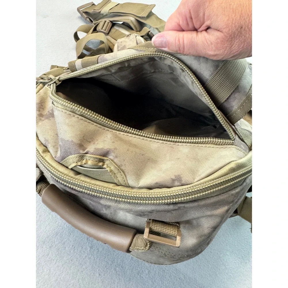 Tactical Backpack Digital Camo Desert Tan Military Style Rucksack